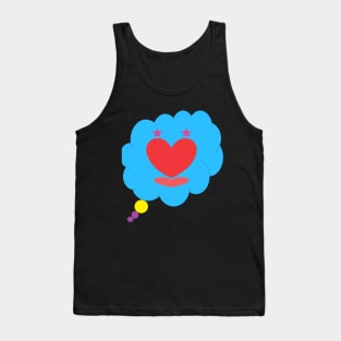 Face - Cloud callout Tank Top